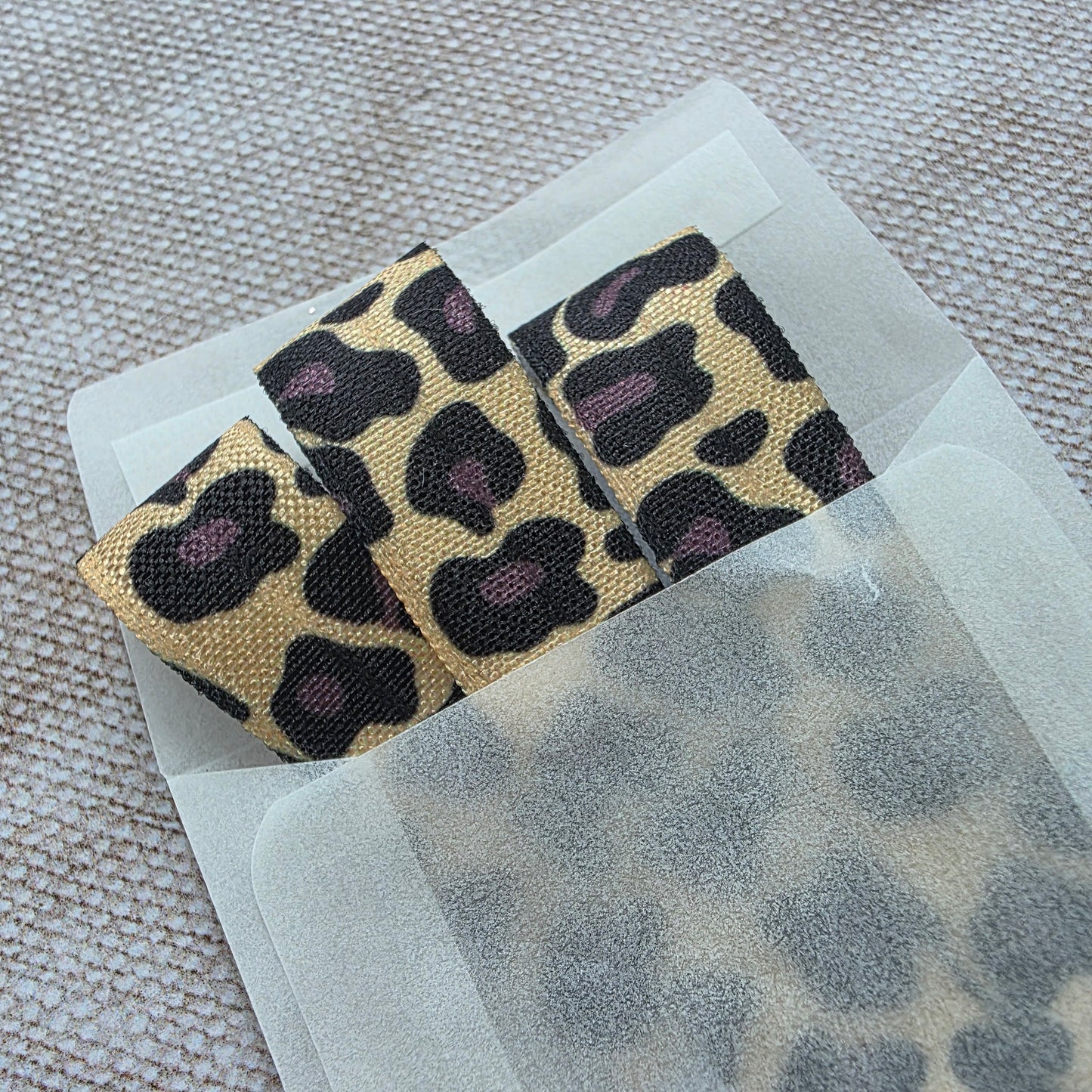 Bookband Elastic, Leopard Print