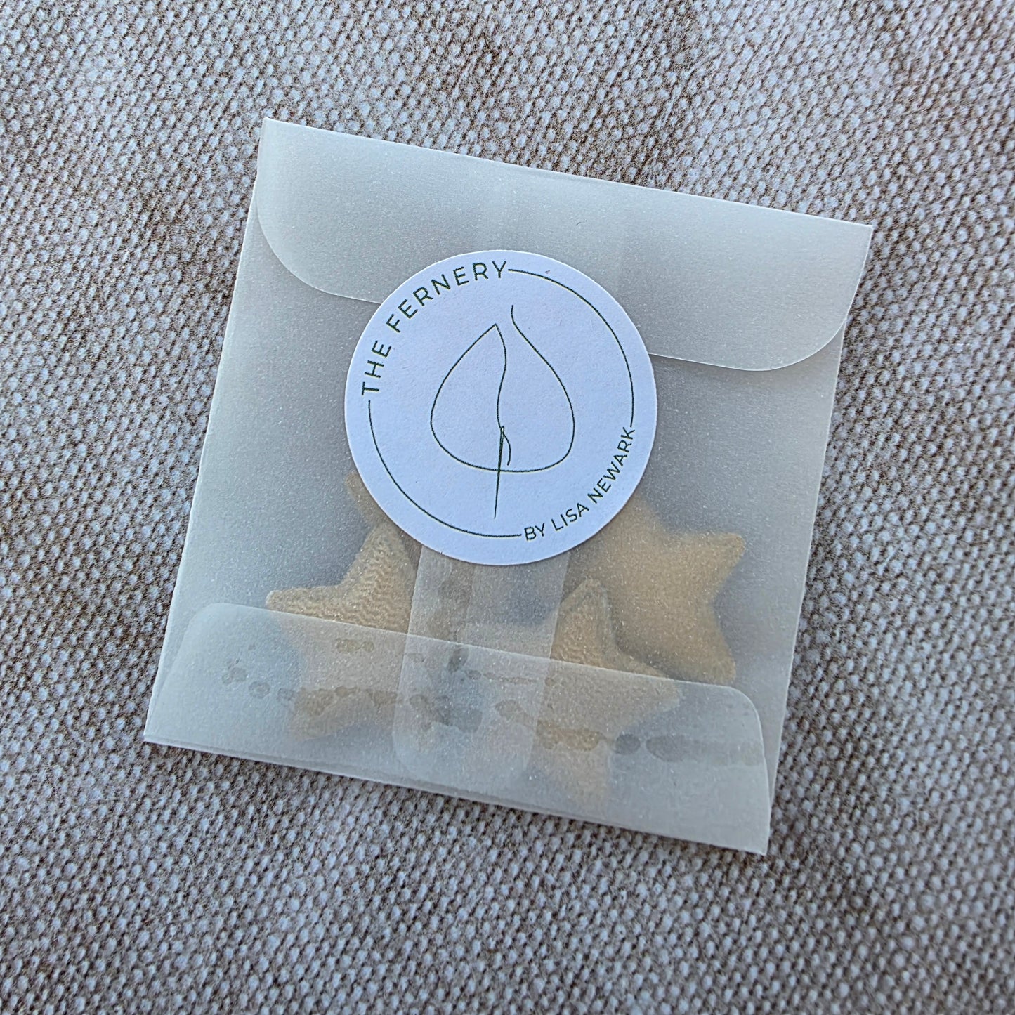 Gold Glitter Star embellishment