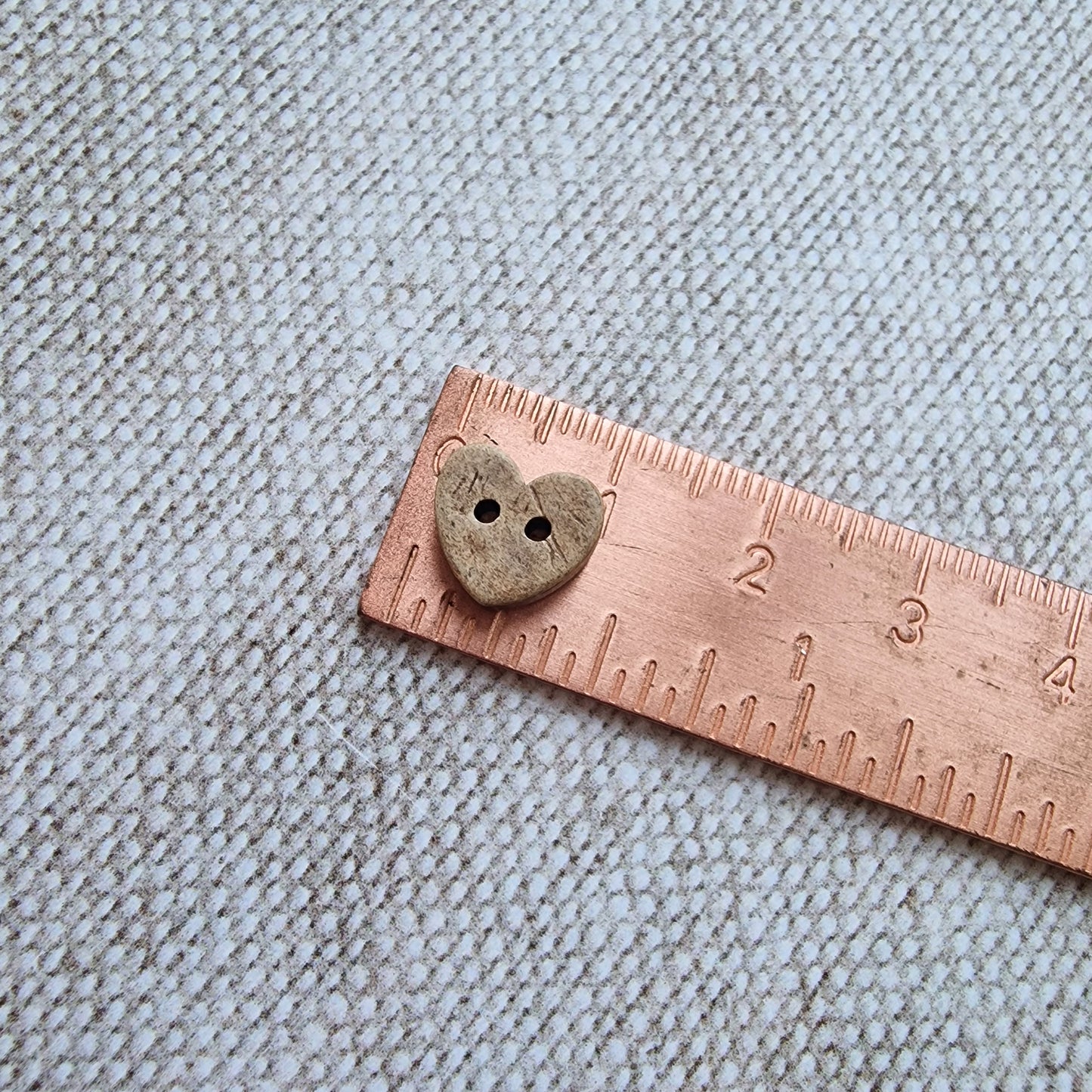 Heart Shaped Coco Shell buttons