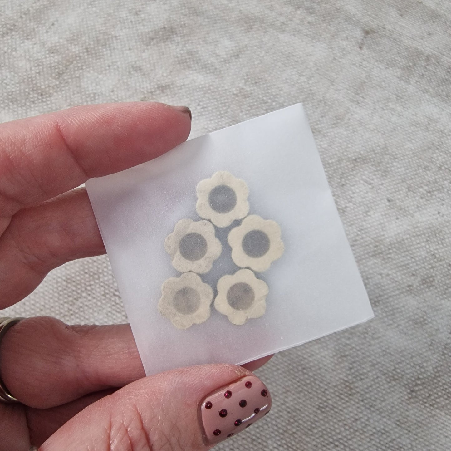 Coconut Shell Flower Buttons