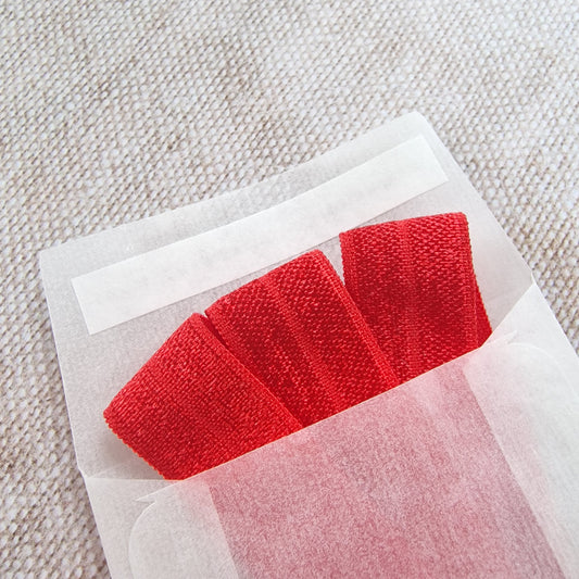 Bookband Elastic, Poppy Red
