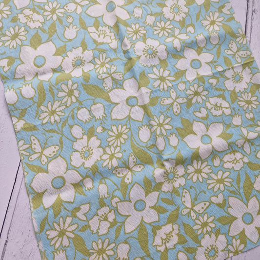 Vintage Fabric / Mint 1950's