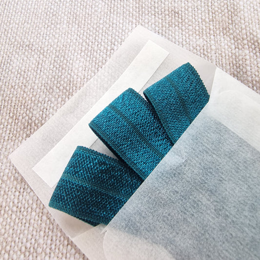 Bookband Elastic, Peacock