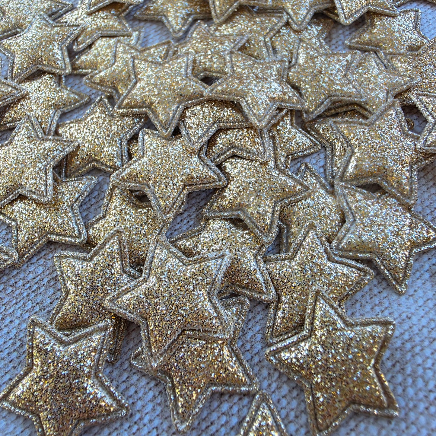 Gold Glitter Star embellishment