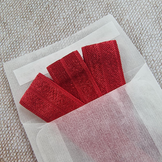 Bookband Elastic, Deep Red