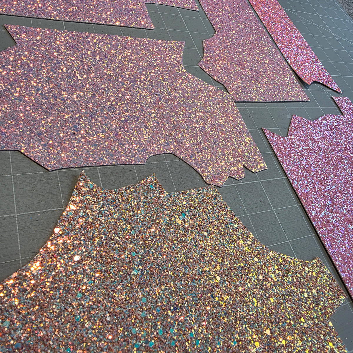 Chunky Pink glitter Remnants & Offcuts