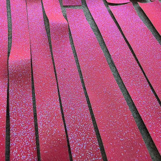 Bubblegum Glitter fabric remnants