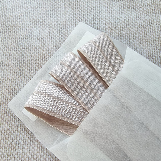 Bookband Elastic, Greige