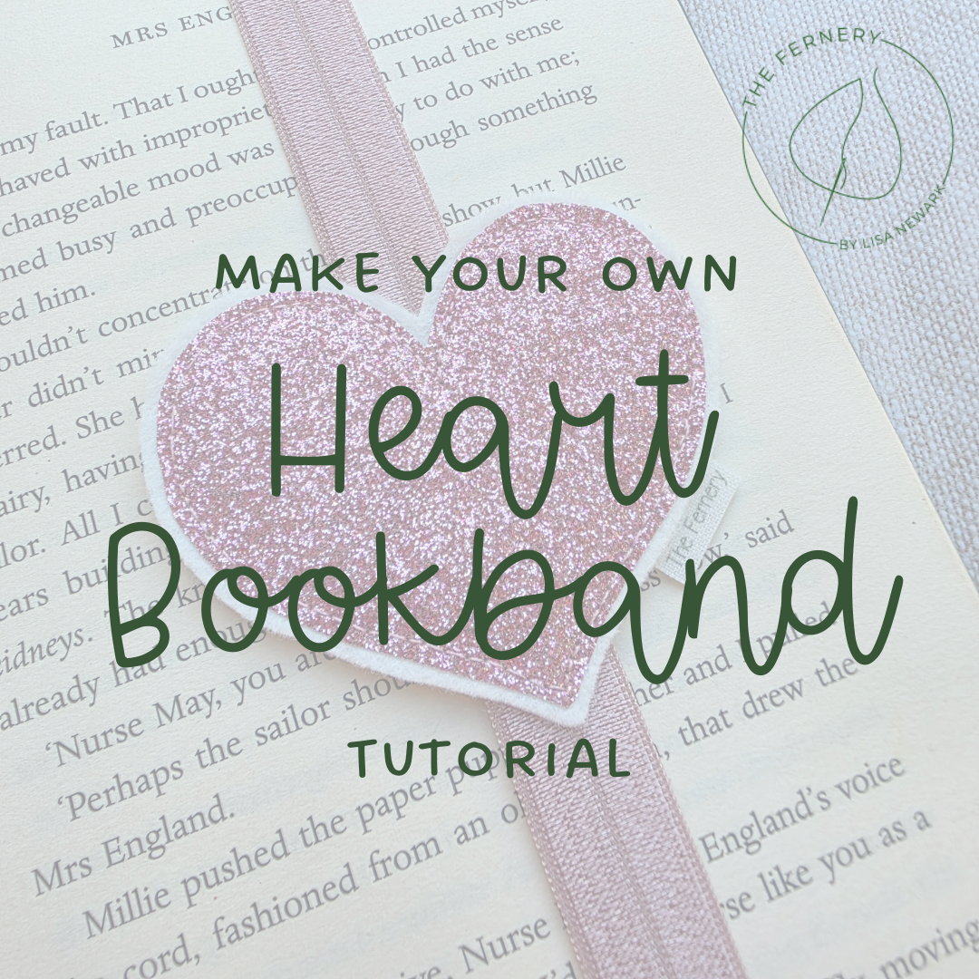 Make your own Heart Bookband - digital download