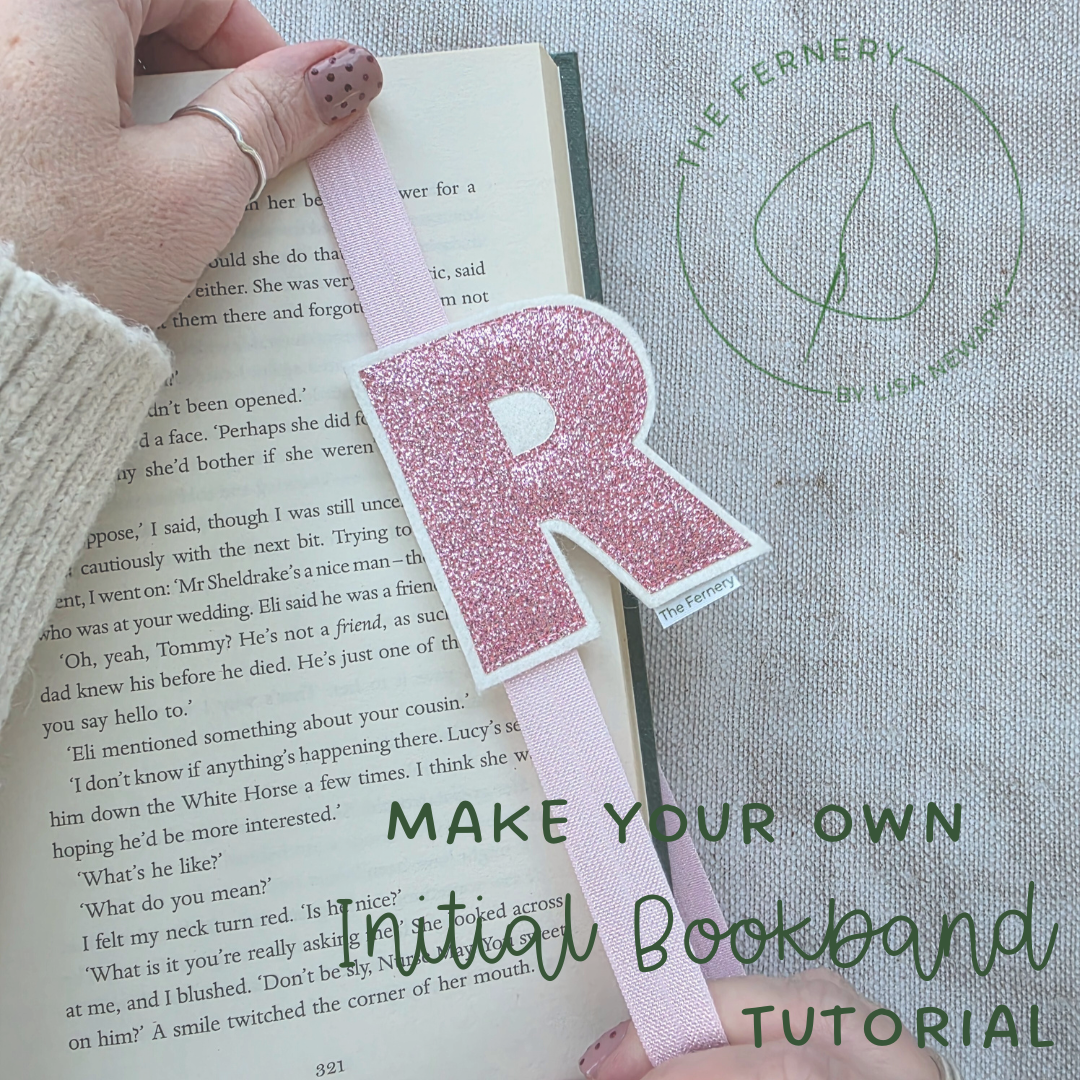 Make your own Initial Bookband - digital download