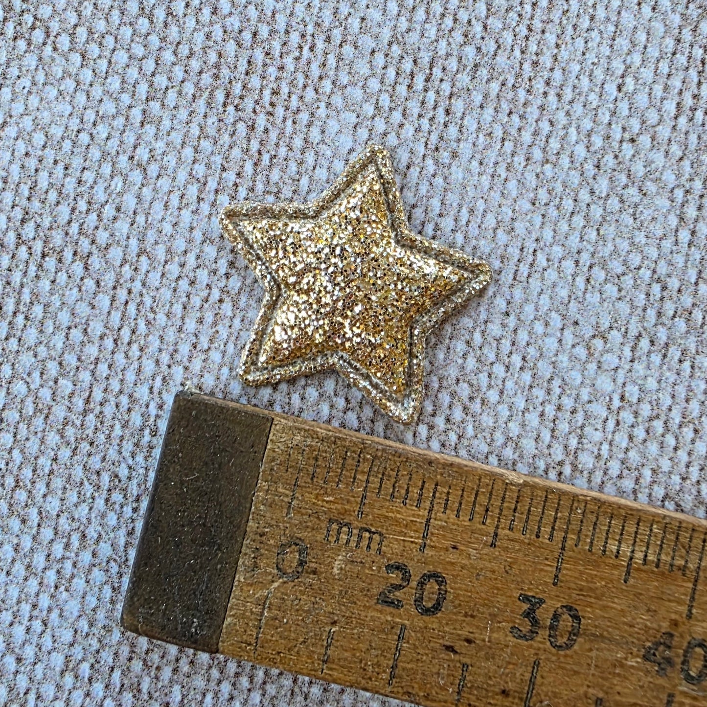 Gold Glitter Star embellishment