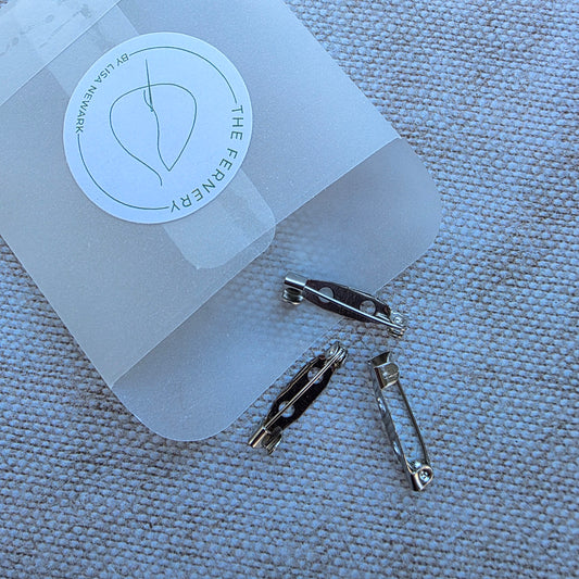 Mini Brooch Backs 20mm