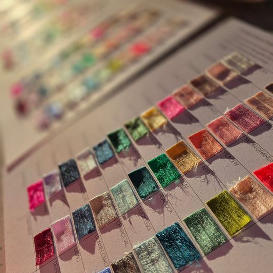 Bookband Elastic Colour Swatch Chart