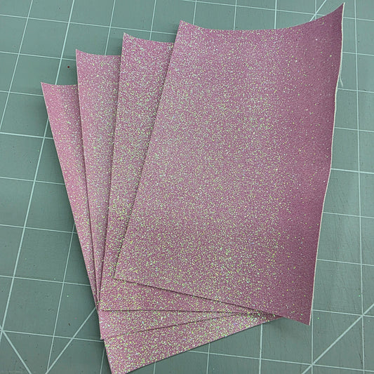 REMNANT Sugarplum Glitter Fabric 6x4"