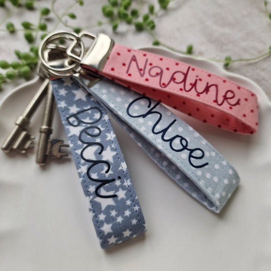 Personalised Little Loops Keyfobs