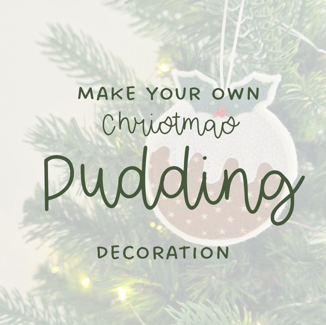Make your own Christmas Pudding Tutorial and Pattern - digital download