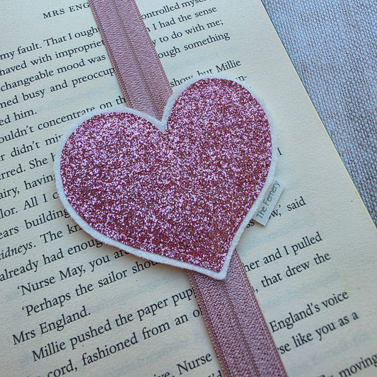 Sparkly Heart Bookbands