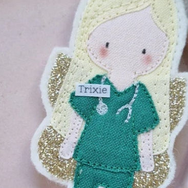 Personalisation: Add a small name badge (printed)