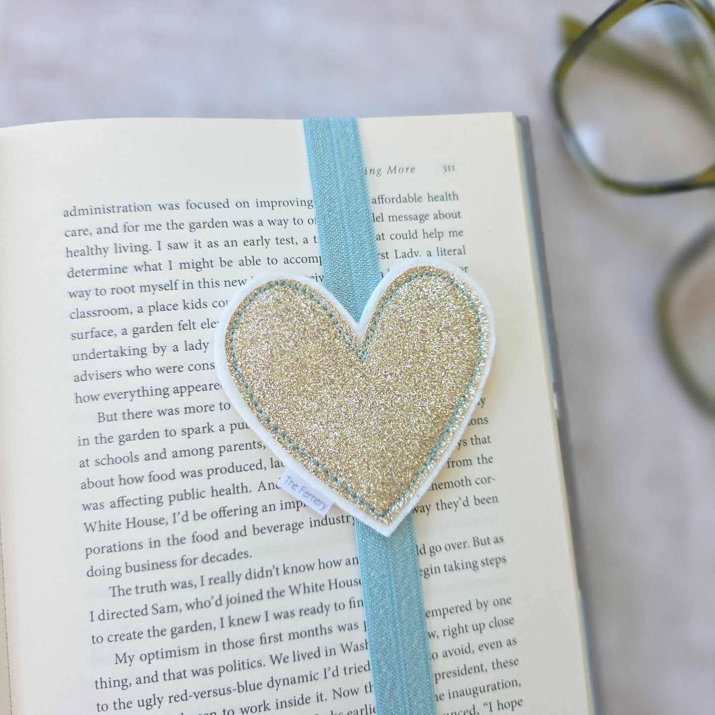 Sparkly Heart Bookbands