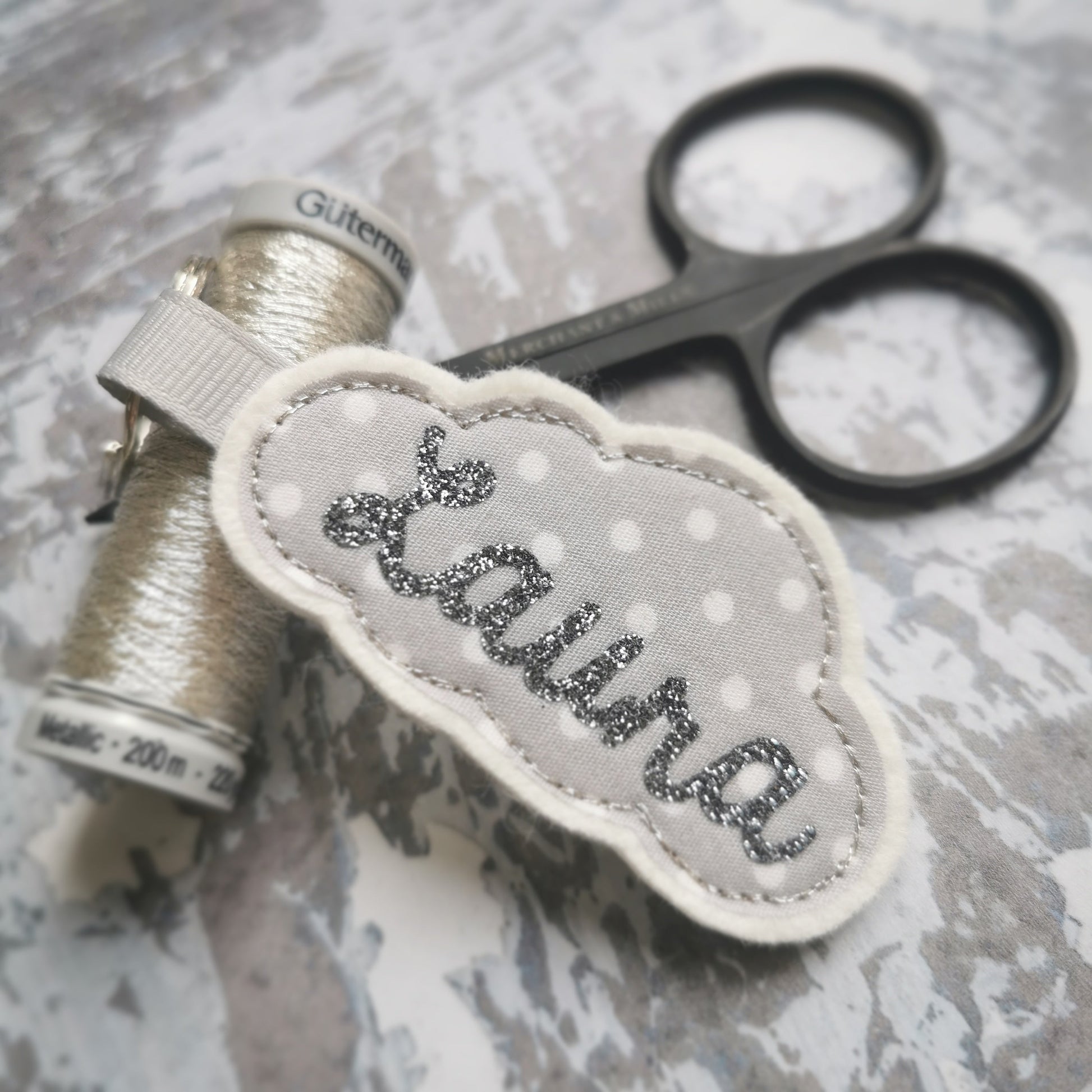 Bookband - Silver Lined Cloud Bookband