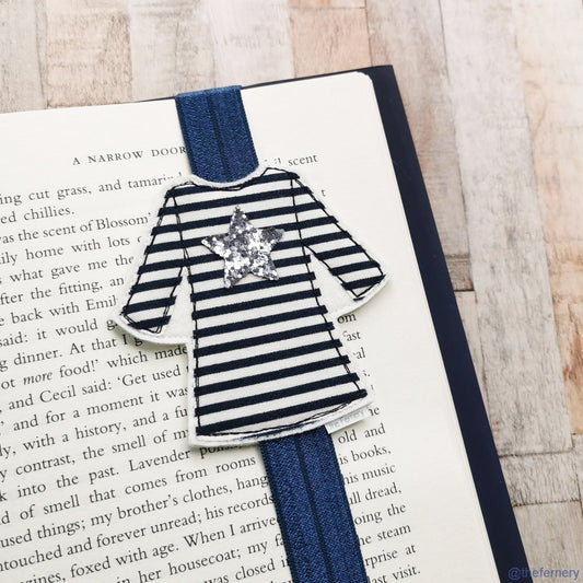 Bookband - Winter Breton Stripe Tee Bookband