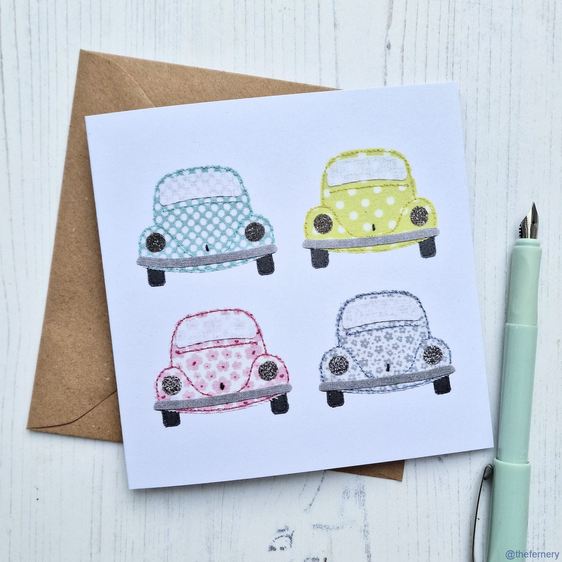 Decor - Love Bugs Printed Card